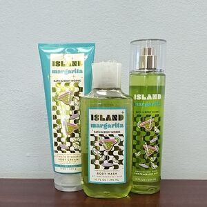 Bath & Body Works ISLAND MARGARITA 3 Piece Limited Edition Body Care Bundle Set